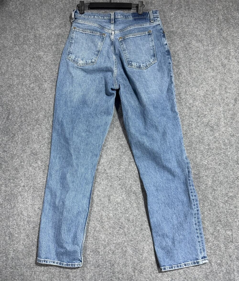 Abercrombie Curve Love 90s Straight Jeans 29/8R High Rise Medium Wash Denim